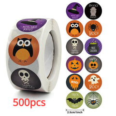 500pcs Halloween Party Decoration Stickers 2
