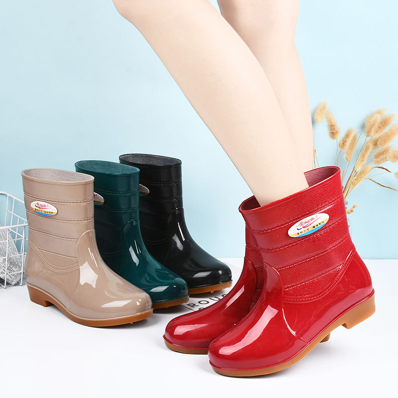 Heighten Round Toe Non Slip Rain Boots