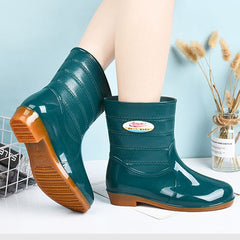 Heighten Round Toe Non Slip Rain Boots