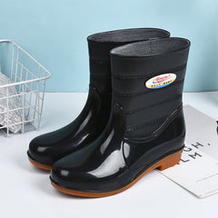 Heighten Round Toe Non Slip Rain Boots