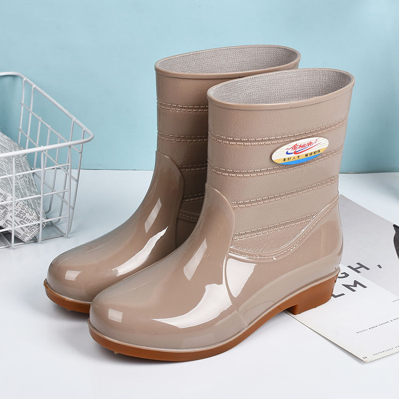 Heighten Round Toe Non Slip Rain Boots