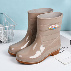 Heighten Round Toe Non Slip Rain Boots