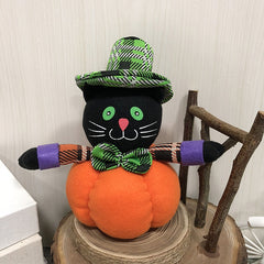 Halloween Decorative Doll Indoor Decoration Cartoon Pumpkin Doll Ghost Gift