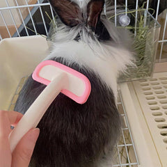 Silicone Small Pet Rabbit Comb Grooming Trimmer Fur Brush