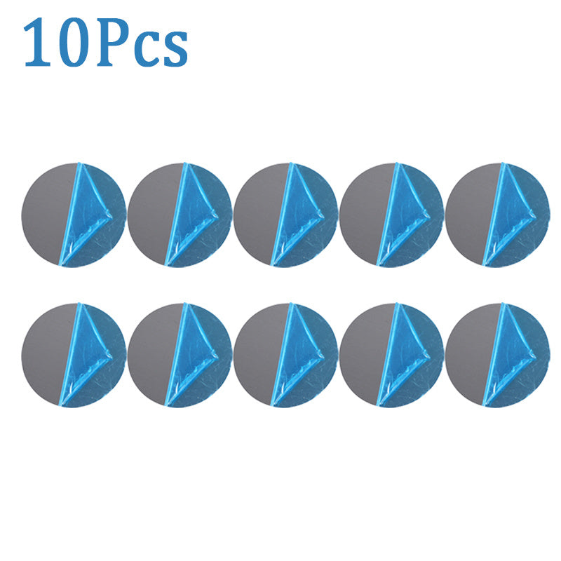 10pcs Metal Plate For Magnetic Car Phone Holder Round Iron Sticker