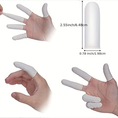 Latex Finger Cots Disposable Finger Covers Medium
