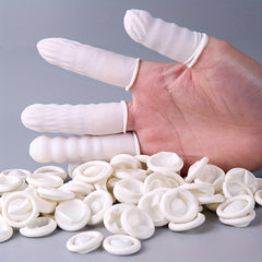 Latex Finger Cots Disposable Finger Covers Medium