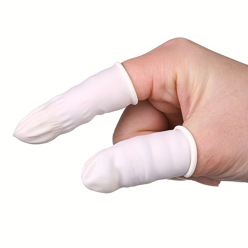 Latex Finger Cots Disposable Finger Covers Medium