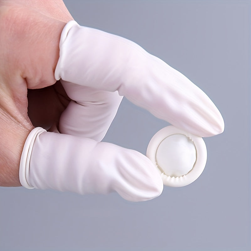 Latex Finger Cots Disposable Finger Covers Medium