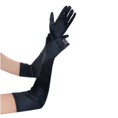 Long Skinny Spandex Stretch Gloves Elbow Length Role Play Costume Gloves