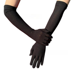 Long Skinny Spandex Stretch Gloves Elbow Length Role Play Costume Gloves