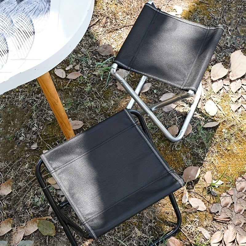 Portable Stainless Steel Camping Stool Lightweight & Durable