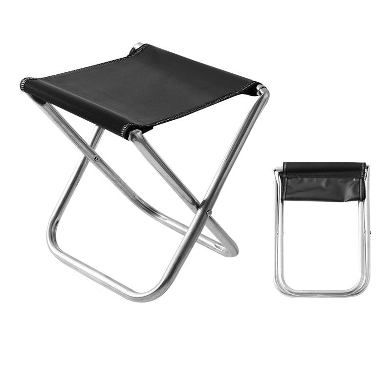 Portable Stainless Steel Camping Stool Lightweight & Durable