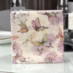 20pcs Fantasy Purple Butterfly Tissue Paper Set for Party Decoration