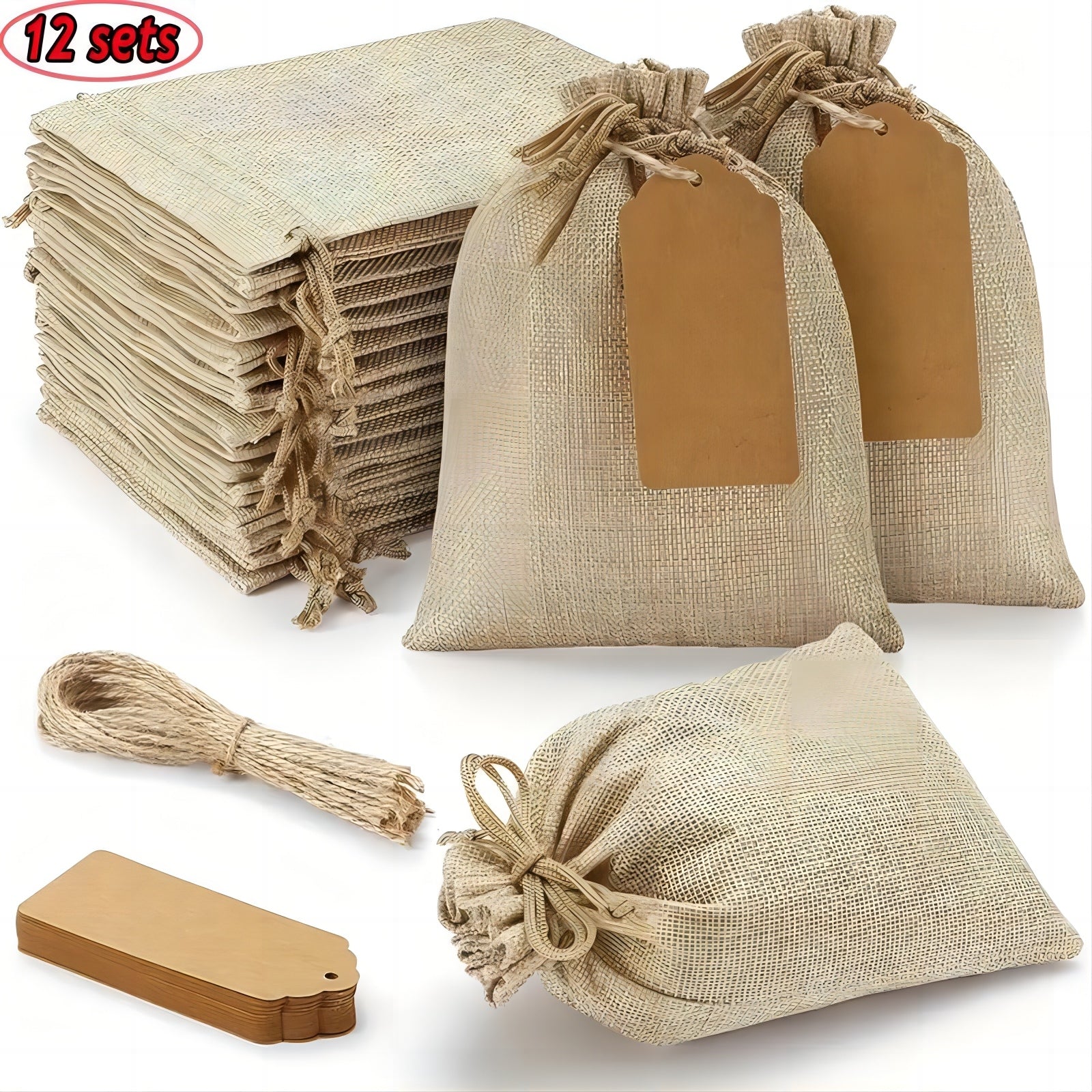 25pcs Drawstring Bags 10 15 4in 6in Closure Gift Bags For Wedding Party