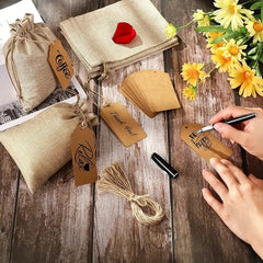 25pcs Drawstring Bags 10 15 4in 6in Closure Gift Bags For Wedding Party