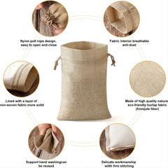 25pcs Drawstring Bags 10 15 4in 6in Closure Gift Bags For Wedding Party