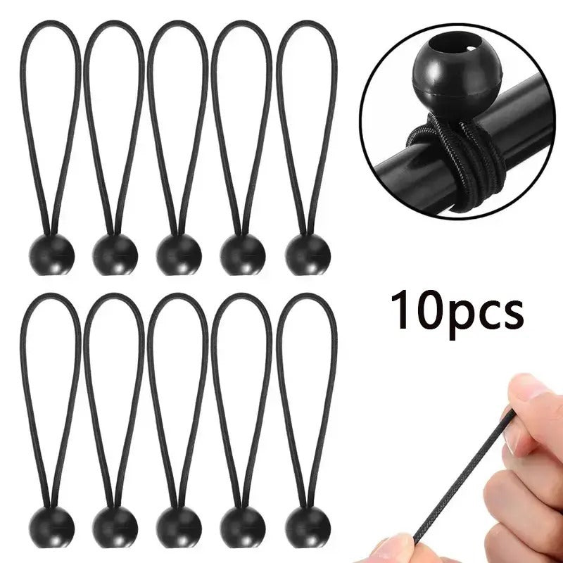 50 Heavy Duty Bungee Cords w/ Ball Secure Tie Downs Gazebo Camping Tent Cargo