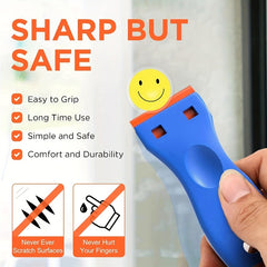 Plastic Razor Blades Scraper Tool Kit with 10 Blades