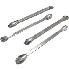 9pcs Stainless Steel Lab Spatula Micro Scoop Set Mixing Spatula for Powders