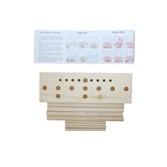 Satin Bowing Making Tool Hardwood Multipurpose Bow Bowknot Maker