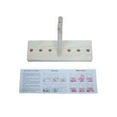 Satin Bowing Making Tool Hardwood Multipurpose Bow Bowknot Maker