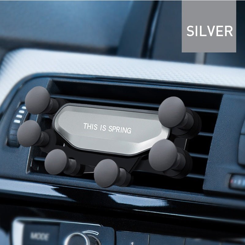 Gravity Stand Smart Phone Holder Car Mount Air Vent Clip