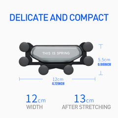 Gravity Stand Smart Phone Holder Car Mount Air Vent Clip
