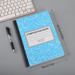 Marble Snowflake Notebook 100 Sheets Thick Stitched Book