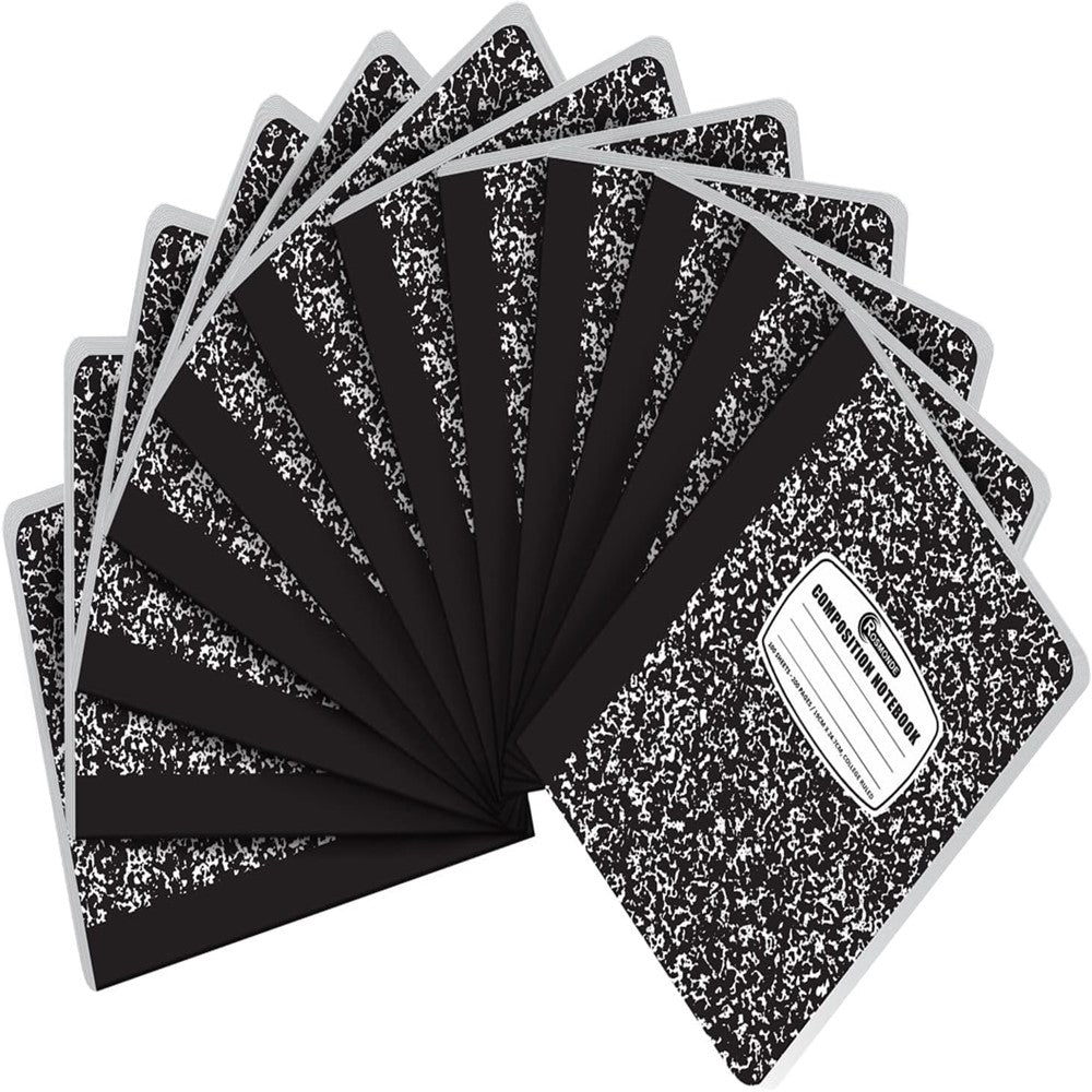 Marble Snowflake Notebook 100 Sheets Thick Stitched Book
