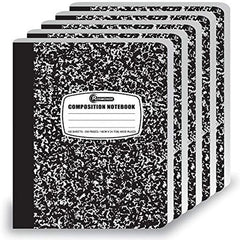 Marble Snowflake Notebook 100 Sheets Thick Stitched Book