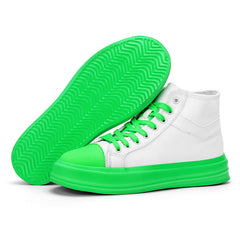 High Top Non Slip Canvas Sneakers Lightweight Comfortable Lace Up Skate Shoes