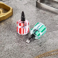 2pcs Mini Screwdriver Kit Transparent Handle Precision Repair Tools Set