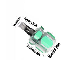 2pcs Mini Screwdriver Kit Transparent Handle Precision Repair Tools Set