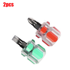 2pcs Mini Screwdriver Kit Transparent Handle Precision Repair Tools Set