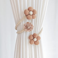 Flower Curtain Buckle Straps Tieback Holdback Home Decor