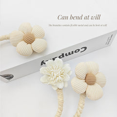 Flower Curtain Buckle Straps Tieback Holdback Home Decor