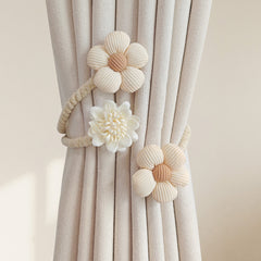 Flower Curtain Buckle Straps Tieback Holdback Home Decor