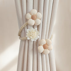 Flower Curtain Buckle Straps Tieback Holdback Home Decor
