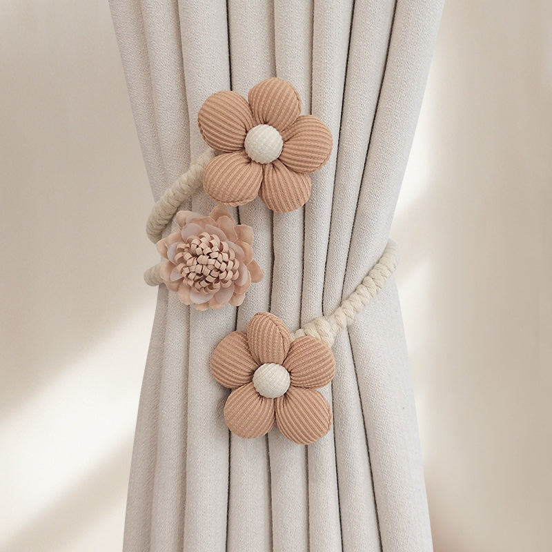 Flower Curtain Buckle Straps Tieback Holdback Home Decor