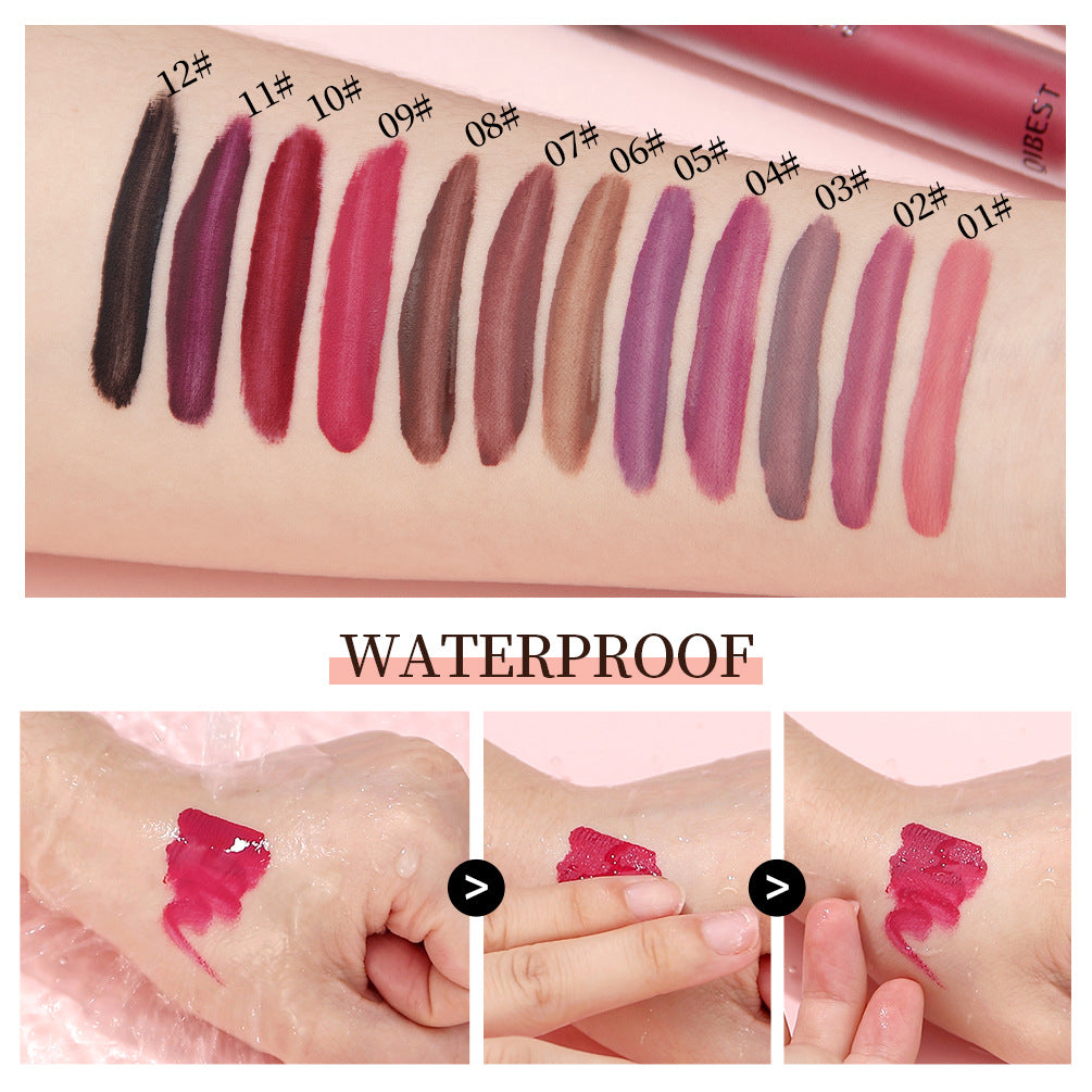 Matte Lip Glaze Long Lasting Non Dry Lipstick