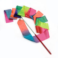 Rhythmic Gymnastics Ribbon Dance Handheld Twirling Wands On Sticks