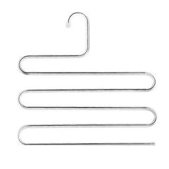 1pc Stainless Steel Clothing Holder Trousers Hangers Holders