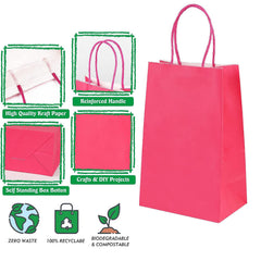 12pcs Gift Bags Bulk Party Favor Bags For Christmas Birthday Wedding