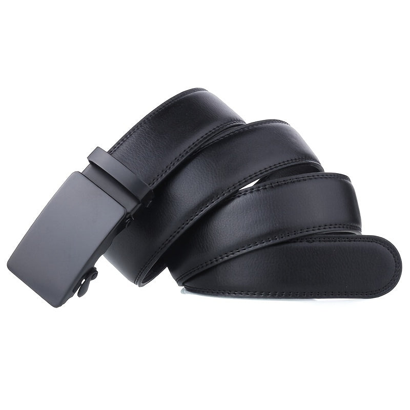 Men's Auto Buckle Business Leather Belt