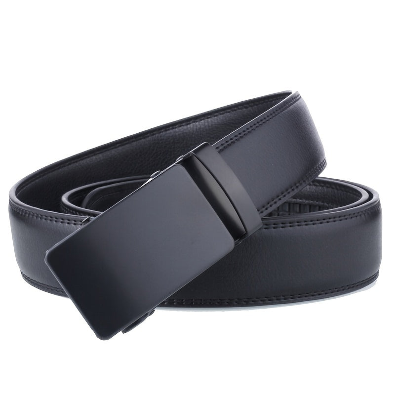 Men's Auto Buckle Business Leather Belt