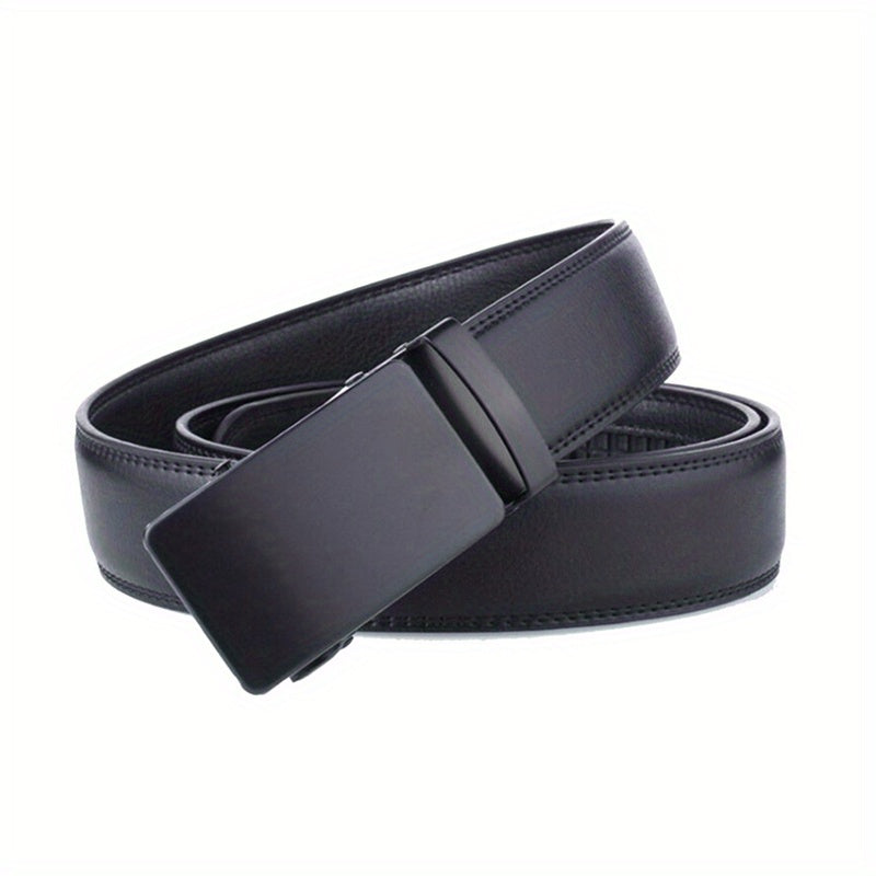 Men's Auto Buckle Business Leather Belt