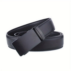 Men's Auto Buckle Business Leather Belt