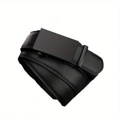 Men's Auto Buckle Business Leather Belt