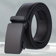 Men's Auto Buckle Business Leather Belt